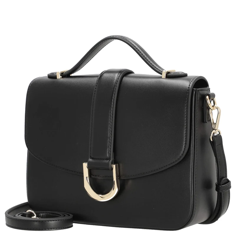 Seidenfelt Nellim - Bolso de mano 25.5 cm (black/gold)