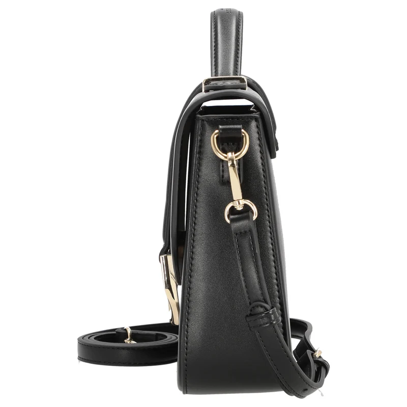 Seidenfelt Nellim - Bolso de mano 25.5 cm (black/gold)