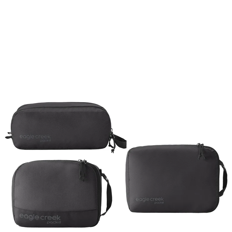 Eagle Creek Pack-It Overnight Set 3tlg. - Bolsa de compresión (black)