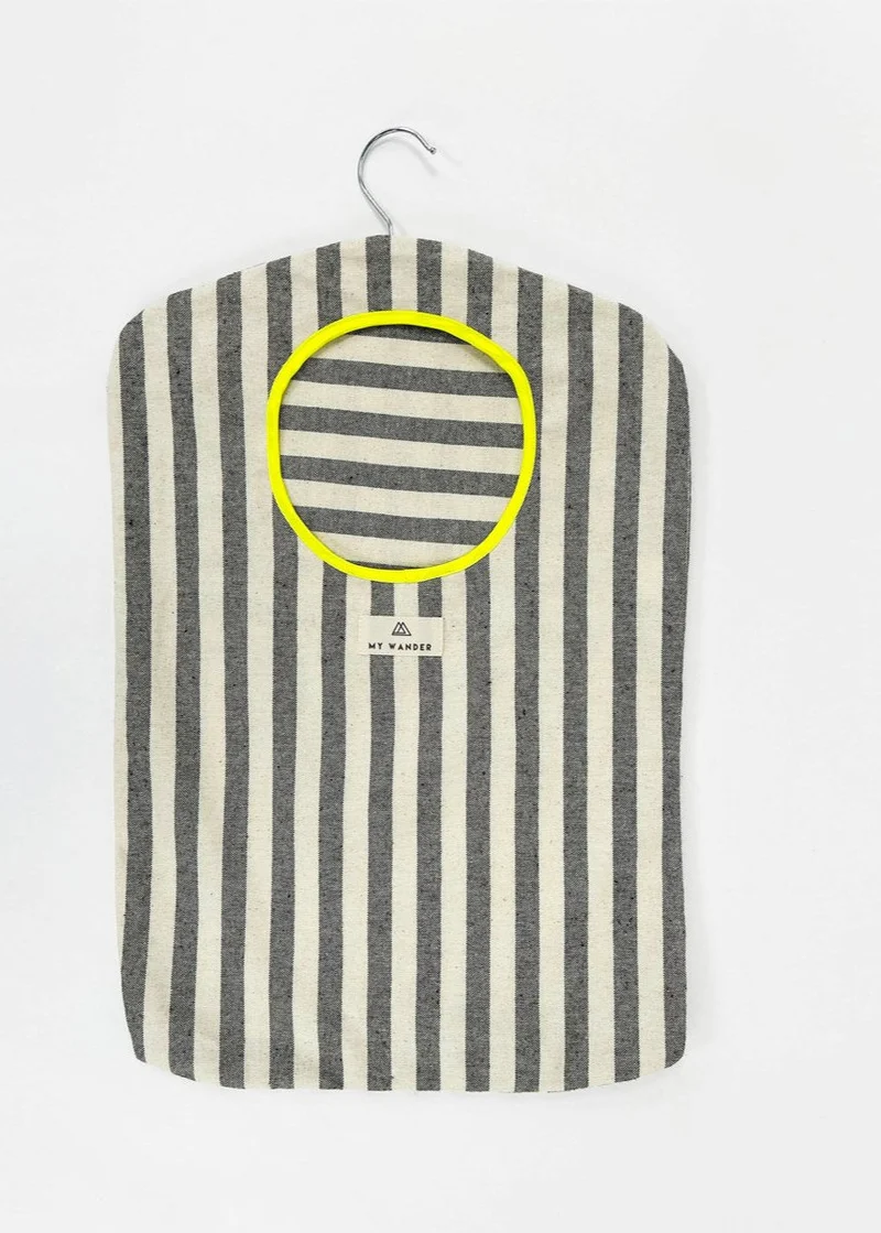 Grey Stripes Bolsa ropa sucia Viaje