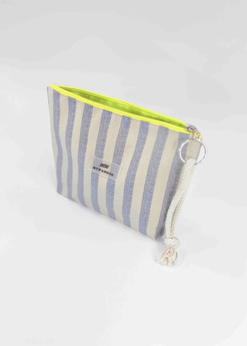 Pack Navy Stripes Bolso de Viaje Mediano + Neceser
