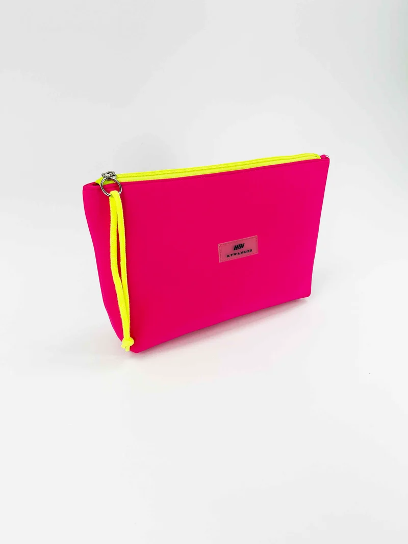 Bolso de mano Neopreno Rosa Chicle