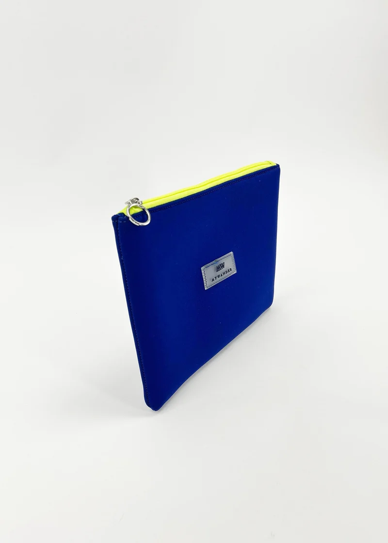Neceser plano Neopreno Azulón/Funda Ipad