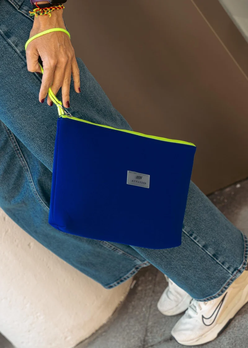 Bolso de mano Neopreno Azulón