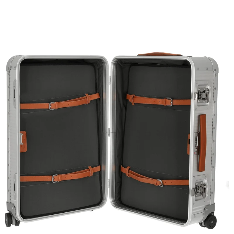 FPM Milano Bank aluminum Spinner 68 - Trolley de 4 ruedas 66 cm (moonlight silver)