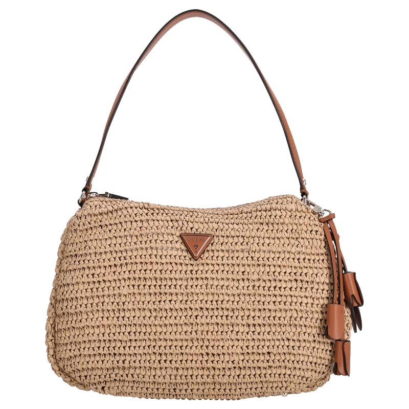 Guess Ofelia Hobo - Bolso de hombro 33 cm (natural/cognac)