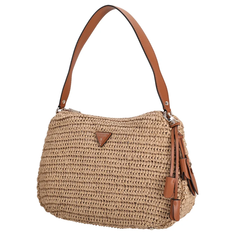 Guess Ofelia Hobo - Bolso de hombro 33 cm (natural/cognac)