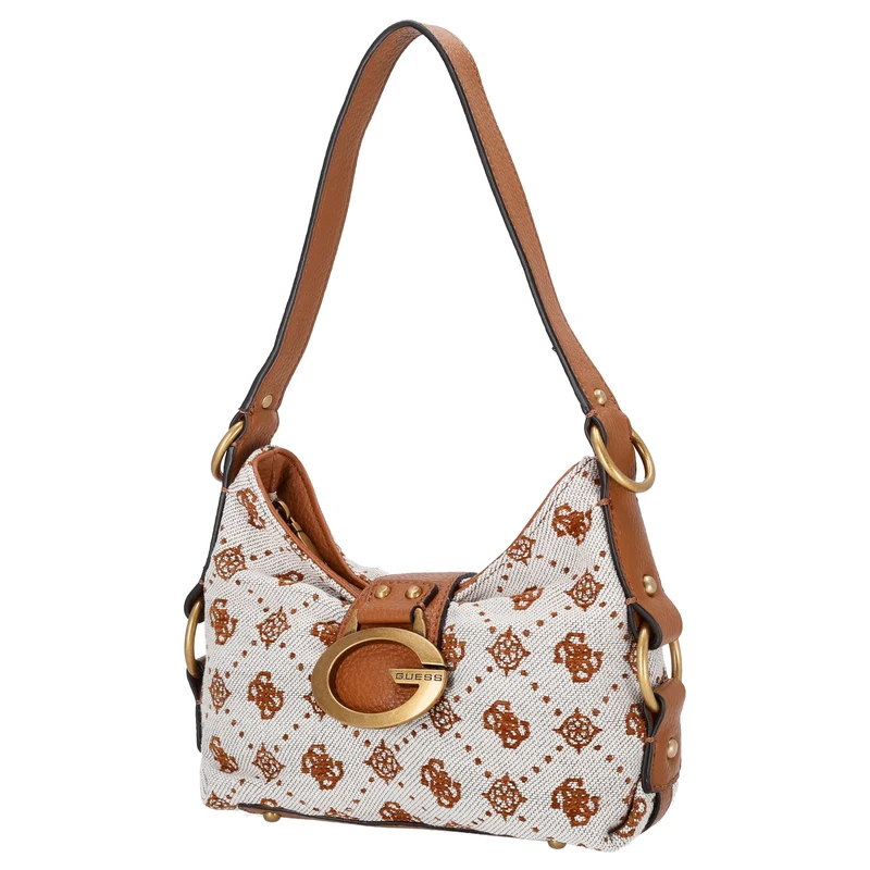 Guess Camden Mini - Bolso bandolera 23 cm (cognac logo)