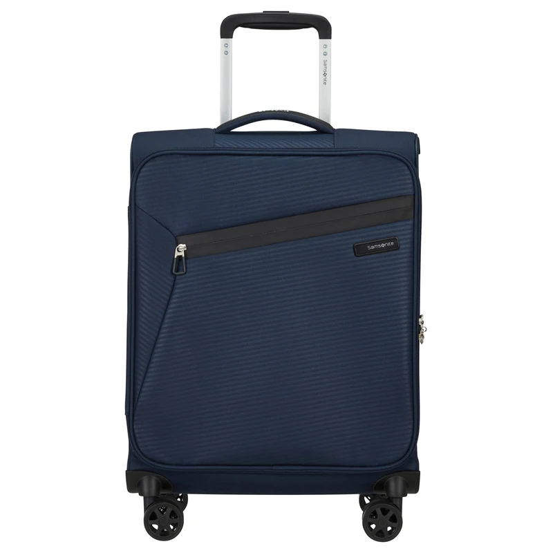 Samsonite Litebeam - Maleta de cabina 4 ruedas 55 cm (azul medianoche)