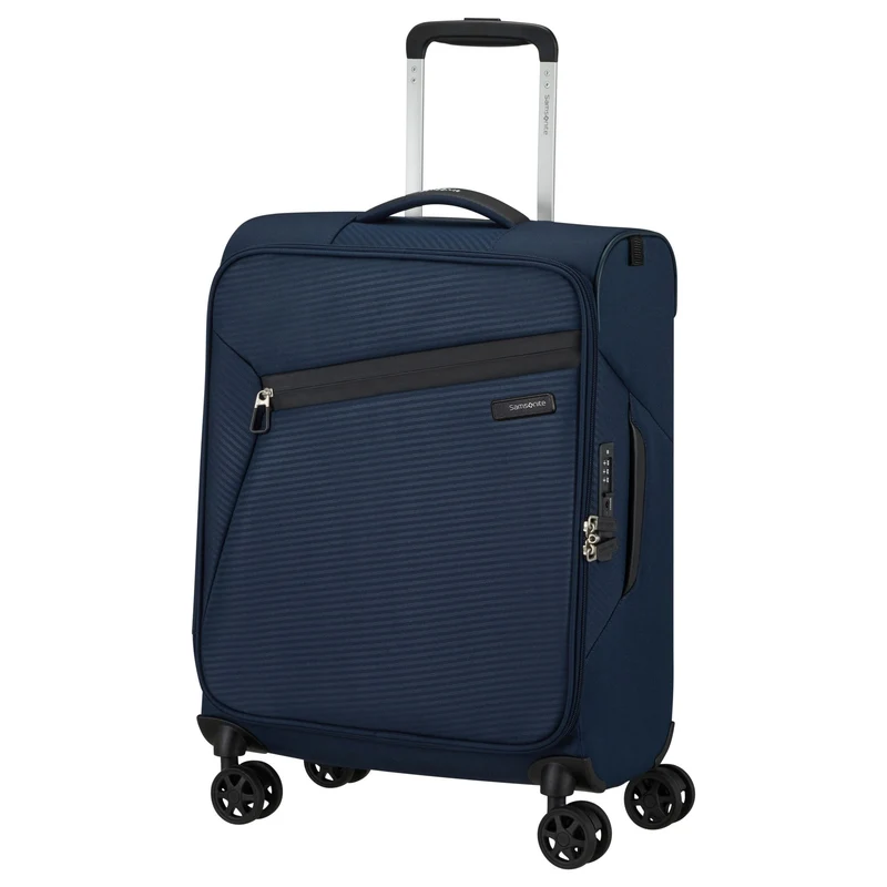 Samsonite Litebeam - Maleta de cabina 4 ruedas 55 cm (azul medianoche)