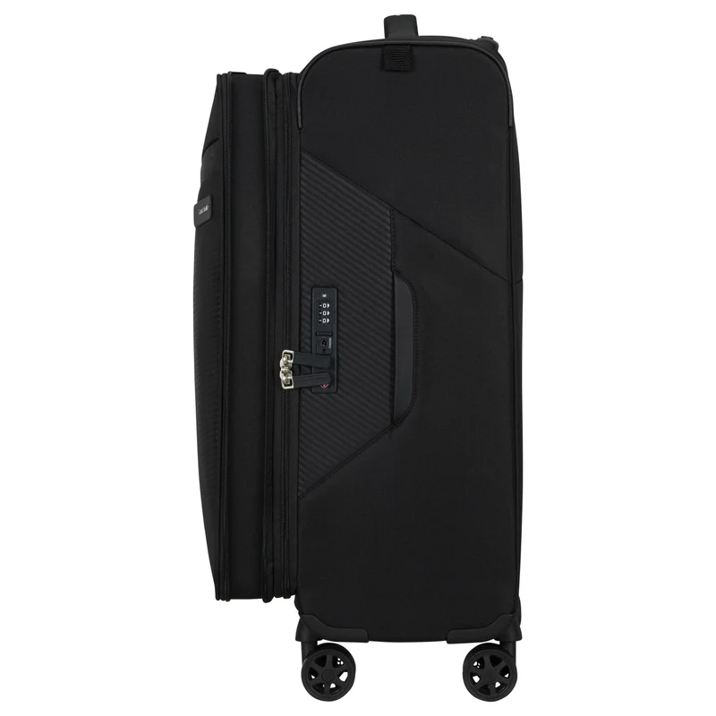 Samsonite Litebeam - Maleta de 4 ruedas M 66 cm adulto (negro)
