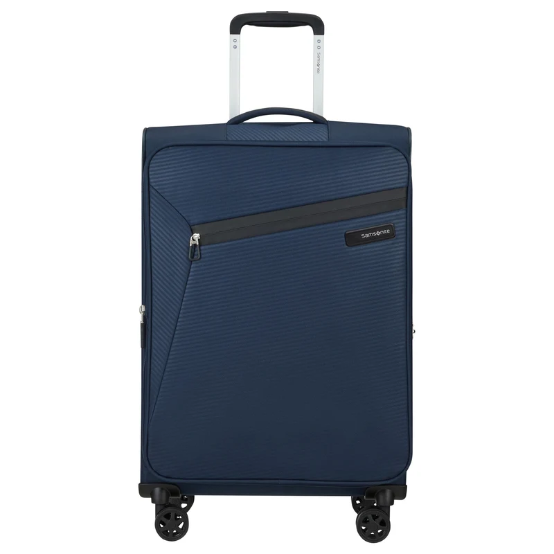 Samsonite Litebeam - Maleta de 4 ruedas M 66 cm adulto (azul medianoche)