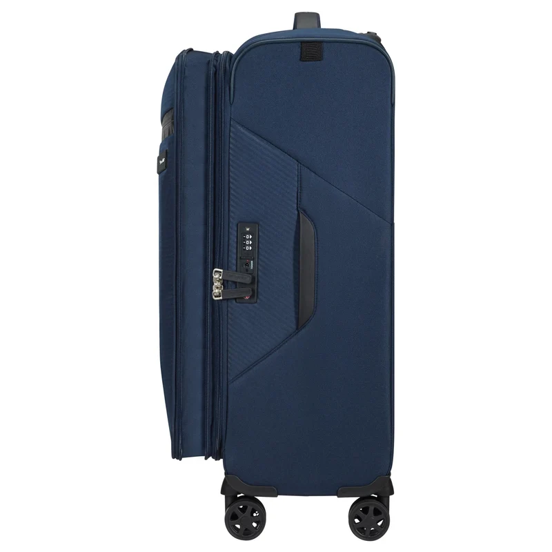 Samsonite Litebeam - Maleta de 4 ruedas M 66 cm adulto (azul medianoche)