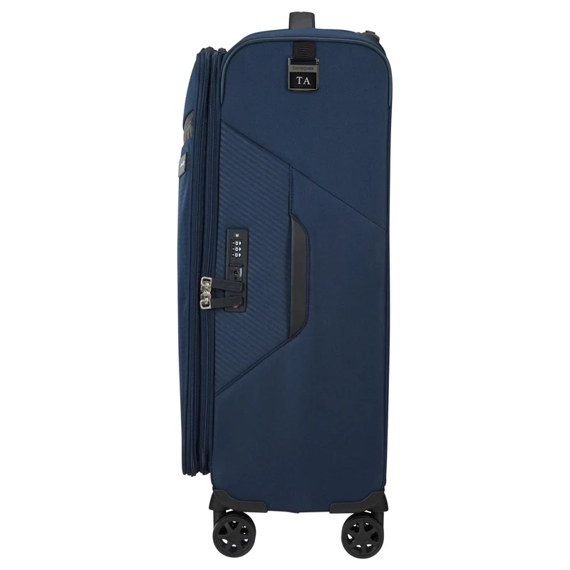 Samsonite Litebeam - Maleta de 4 ruedas M 66 cm adulto (azul medianoche)