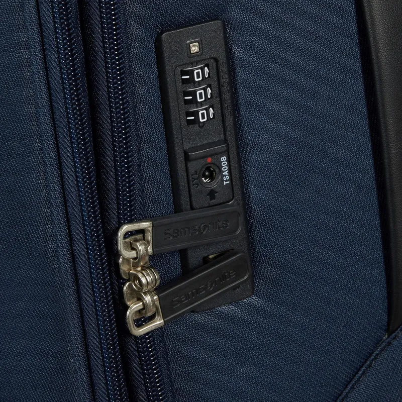 Samsonite Litebeam - Maleta de 4 ruedas M 66 cm adulto (azul medianoche)