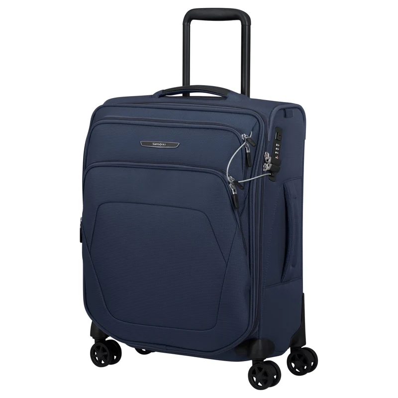 Samsonite Spark SNG 2 - Trolley de cabina con 4 ruedas 55/20 cm expandible (midnight blue, 55 cm)