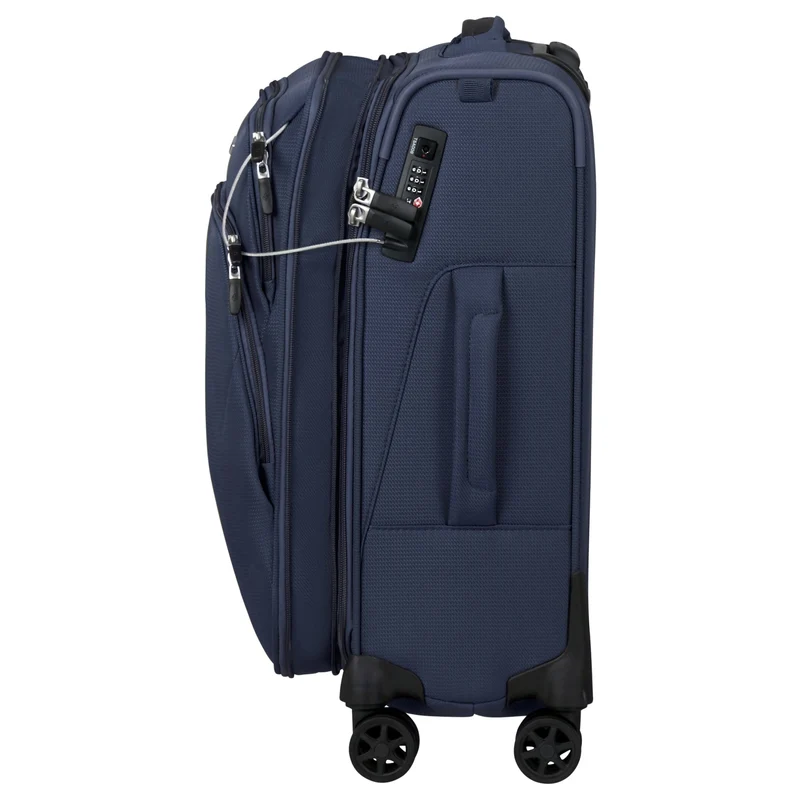 Samsonite Spark SNG 2 - Trolley de cabina con 4 ruedas 55/20 cm expandible (midnight blue, 55 cm)