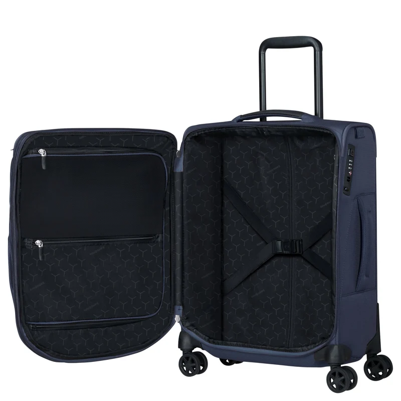 Samsonite Spark SNG 2 - Trolley de cabina con 4 ruedas 55/20 cm expandible (midnight blue, 55 cm)