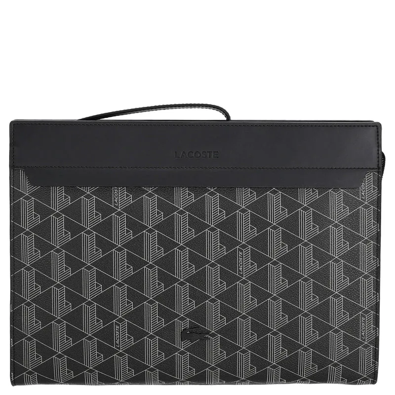 Lacoste The Blend - Funda para portátil 13" 34.5 cm (monogram noir gris)