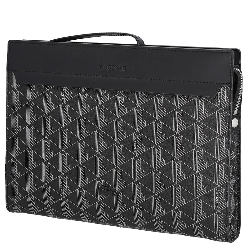 Lacoste The Blend - Funda para portátil 13" 34.5 cm (monogram noir gris)