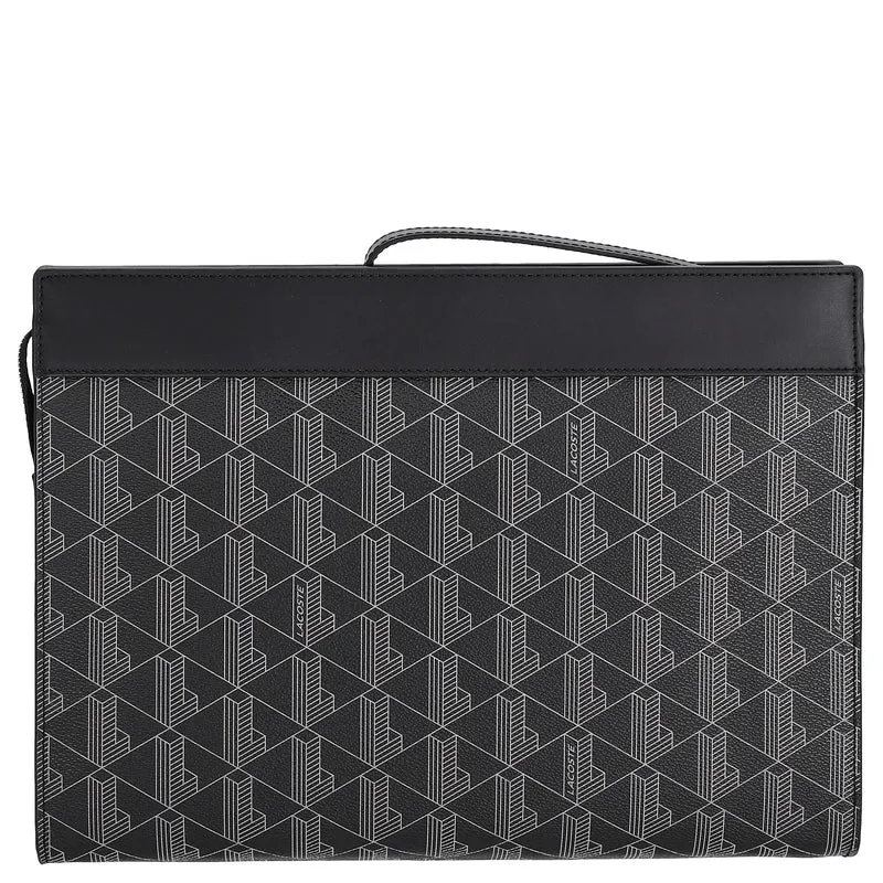 Lacoste The Blend - Funda para portátil 13" 34.5 cm (monogram noir gris)