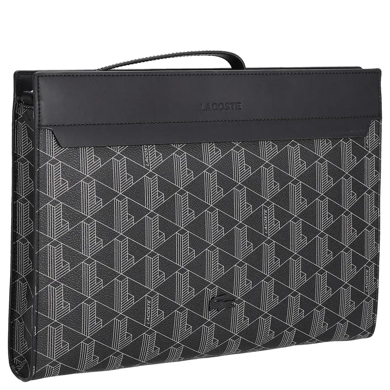Lacoste The Blend - Funda para portátil 13" 34.5 cm (monogram noir gris)