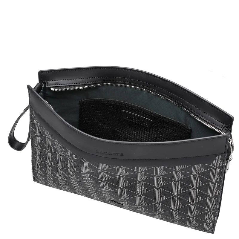 Lacoste The Blend - Funda para portátil 13" 34.5 cm (monogram noir gris)