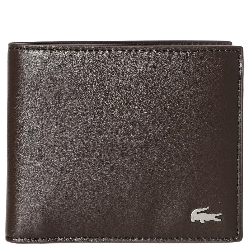 Lacoste FG - Cartera de hombre 3cc 12 cm (coffee bean)