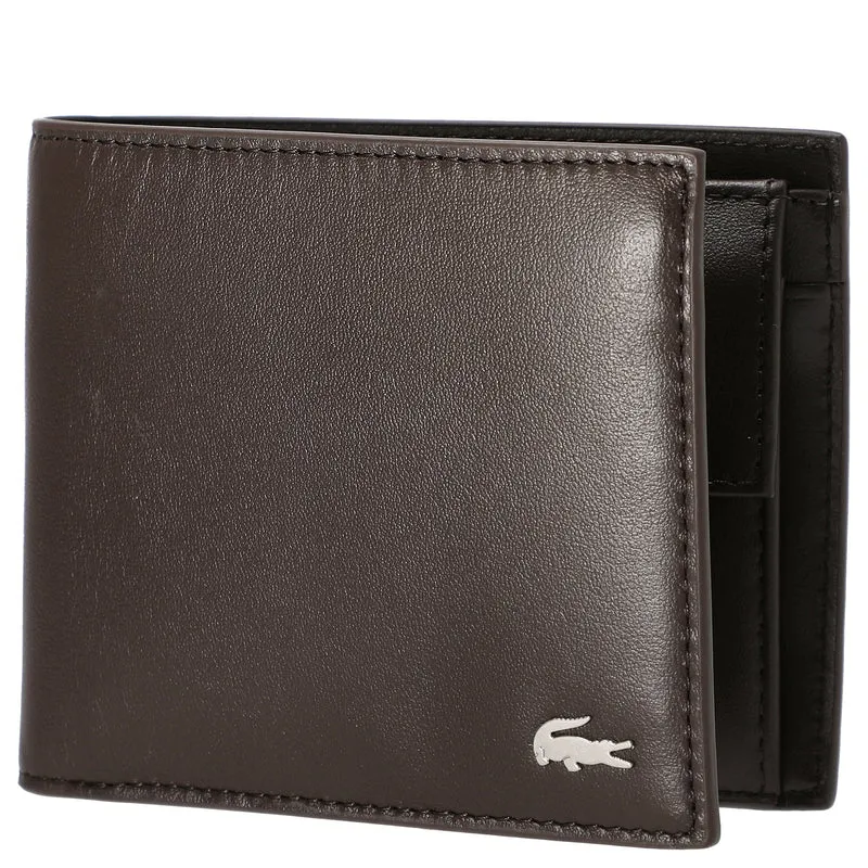 Lacoste FG - Cartera de hombre 3cc 12 cm (coffee bean)