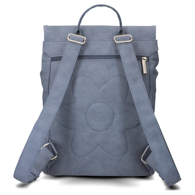 zwei Mademoiselle MR13 - Mochila 35 cm (nubuk-sky)