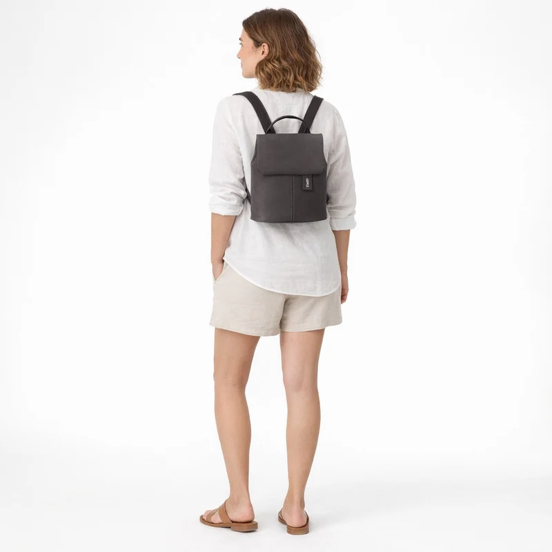 zwei Mademoiselle MR45 - Mochila 22 Mini cm (nubuk-stone)