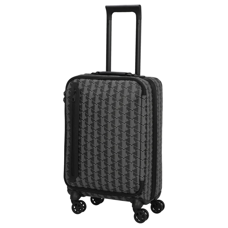 Lacoste The Blend - Trolley de cabina con 4 ruedas 49 cm (monogram noir gris)