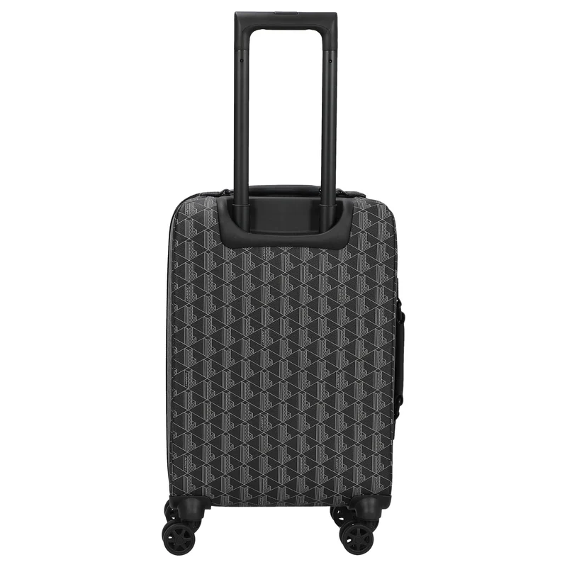 Lacoste The Blend - Trolley de cabina con 4 ruedas 49 cm (monogram noir gris)