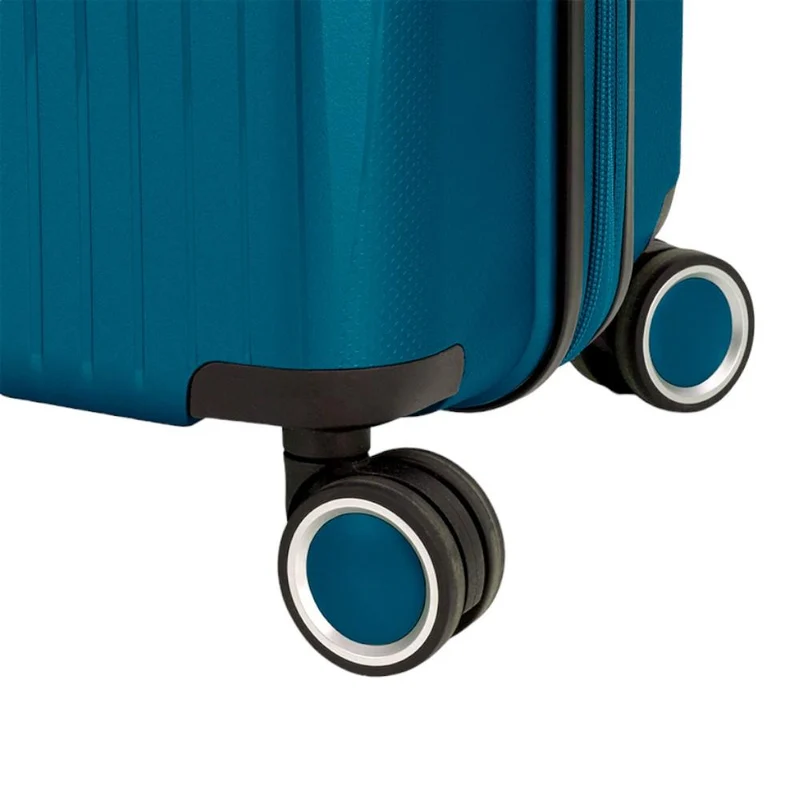 Maleta de Cabina Gabol Brooklyn Turquesa Expandible