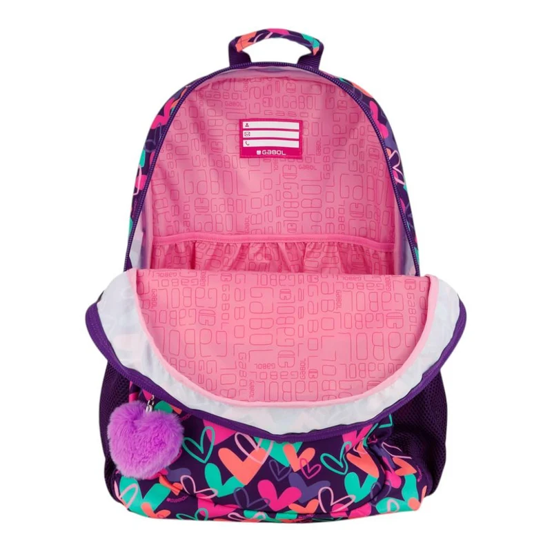Mochila Escolar Gabol Kokoro Adaptable a Carro 2 Compartimentos