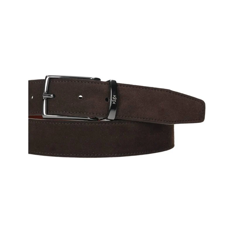 Cinturón De Piel Reversible/Serraje Klok