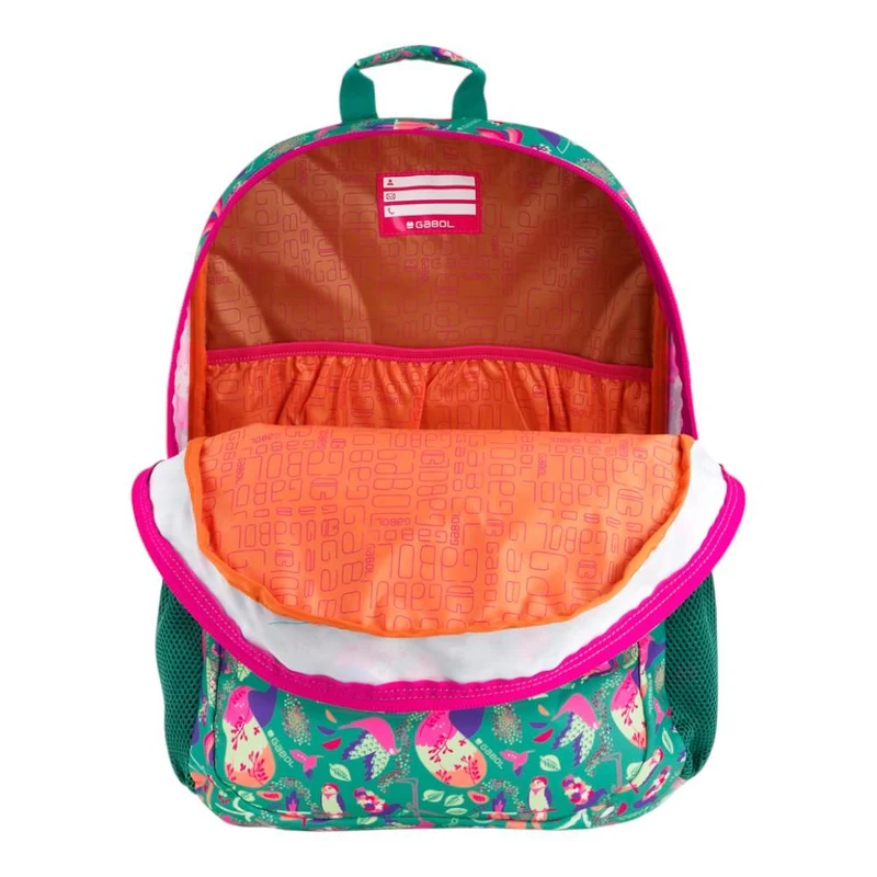 Mochila Escolar Gabol Vida Adaptable a Carro 2 Compartimentos