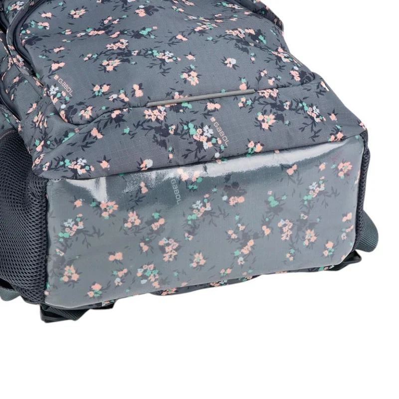 Mochila Escolar Gabol Secret Flores 3 Compartimentos