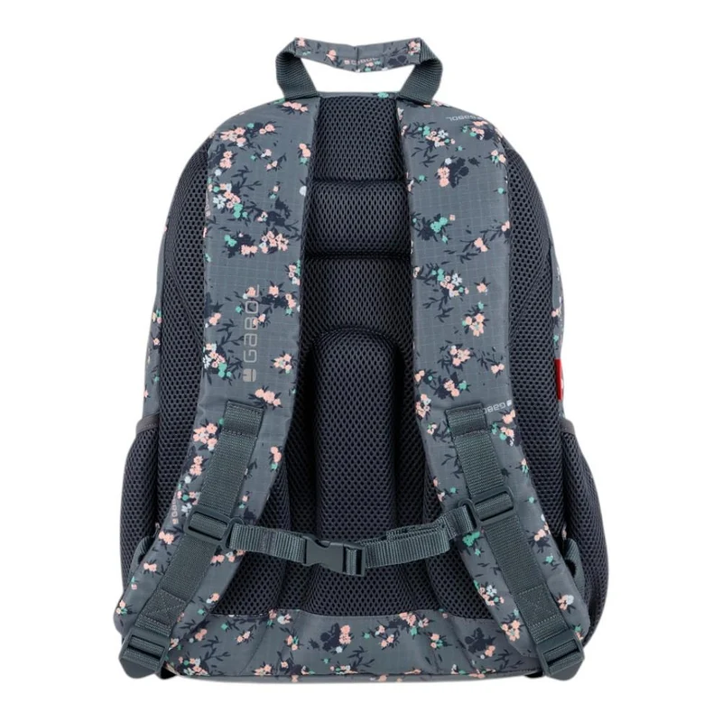 Mochila Escolar Gabol Secret Flores 3 Compartimentos