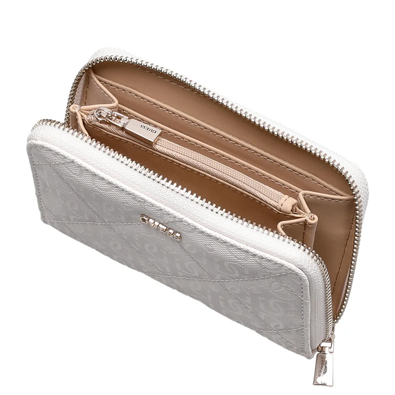 Guess Libby SLG Medium - Cartera 4cc 14 cm (off white)