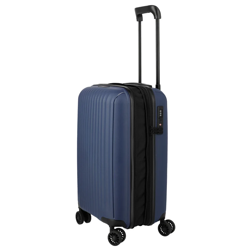 Travelite Skymate - Trolley de cabina S 4 ruedas 55 cm expandible (marine)