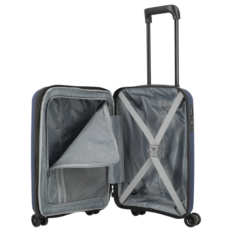 Travelite Skymate - Trolley de cabina S 4 ruedas 55 cm expandible (marine)