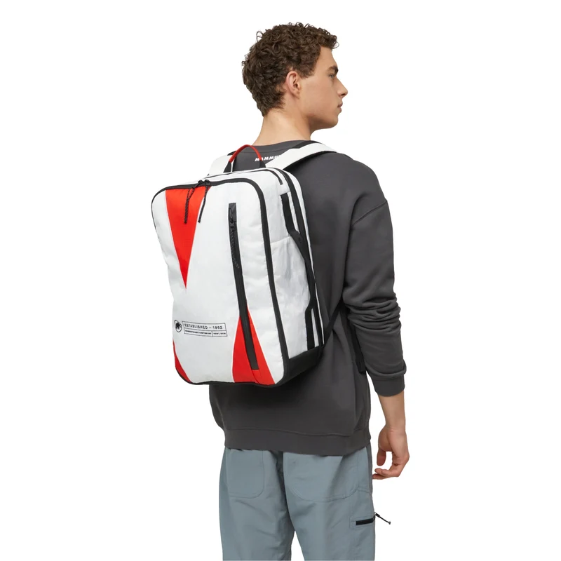 Mammut Seon Alpine Transporter 25 - Mochila 17.3" 47 cm (white-mammut red)