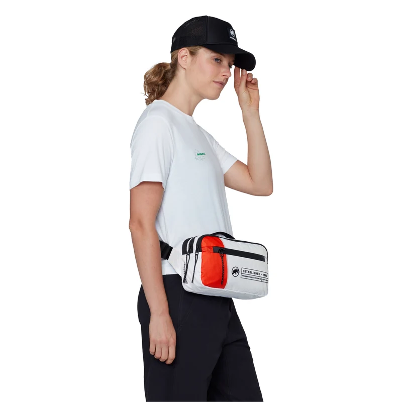 Mammut Seon Alpine 2L - Riñonera 24 cm (white-mammut red)