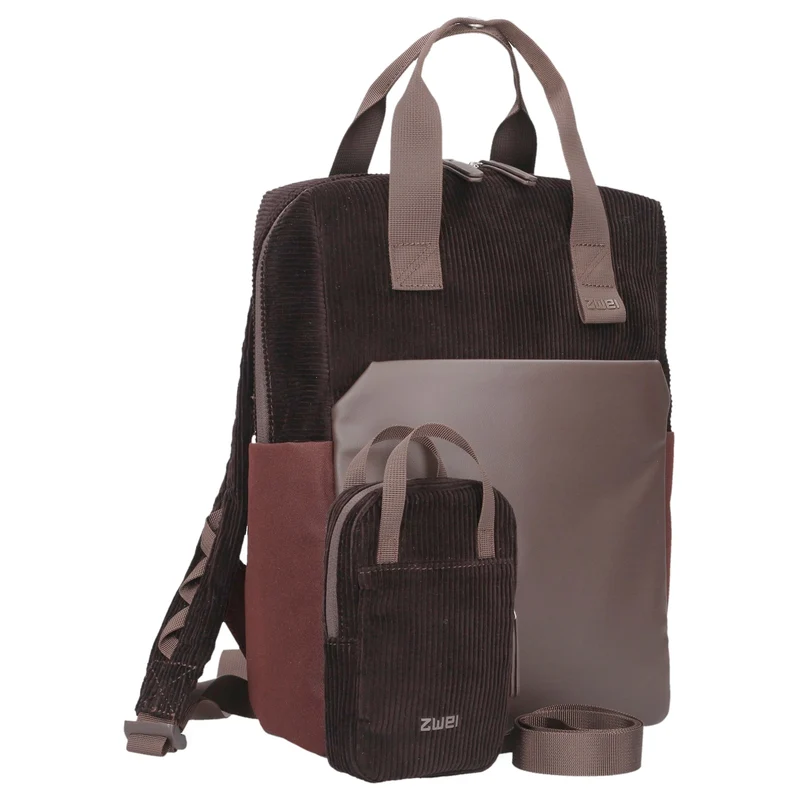 zwei Lou LUR130 - Mochila 39 cm (cord-espresso)